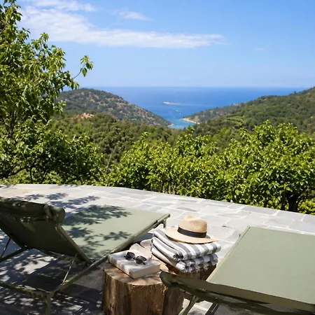 Pnoe Private With Panoramic Sea View Willa